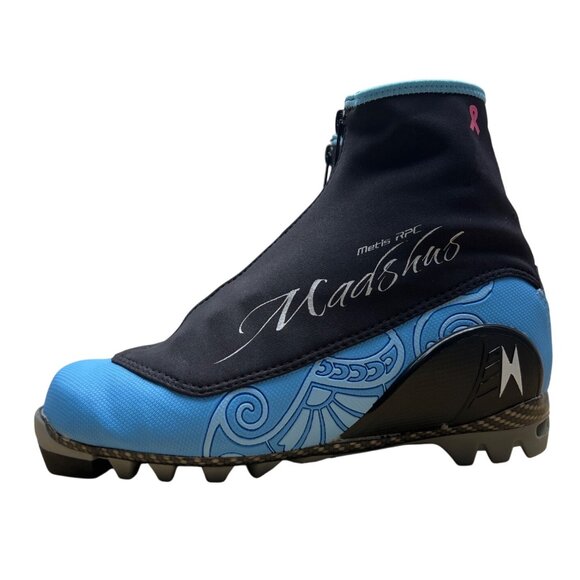 Madshus Metis RPC Womens Black & Blue Nordic Style Cross-Country Ski Boots Sz 7 - Picture 3 of 8